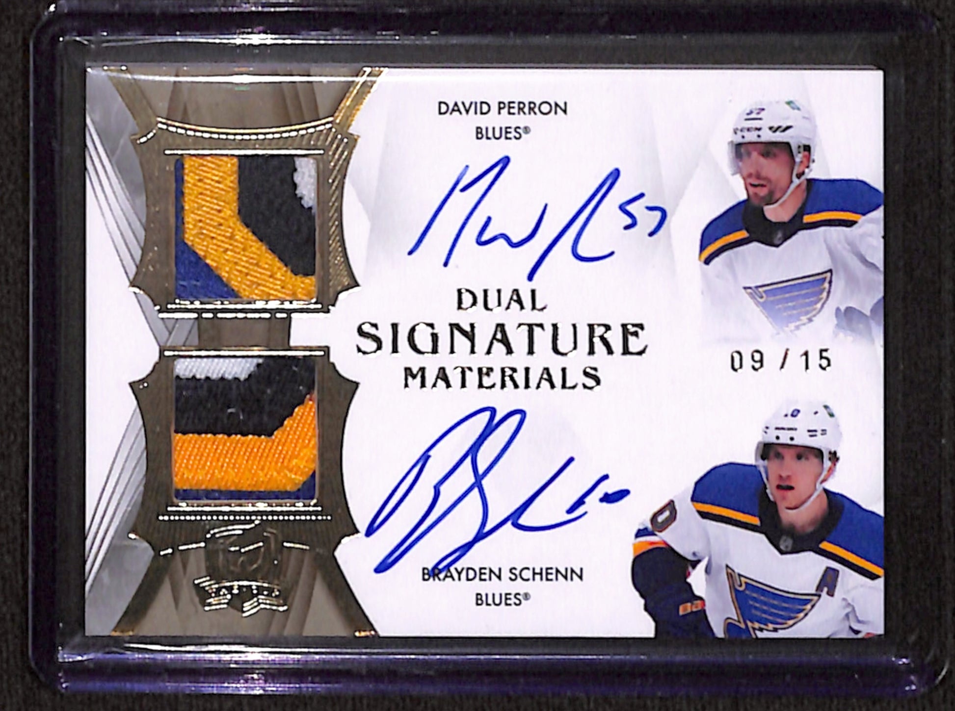 2020-21 The Cup - Perron / Schenn Dual Signature Materials #/15 (SP2-DB)