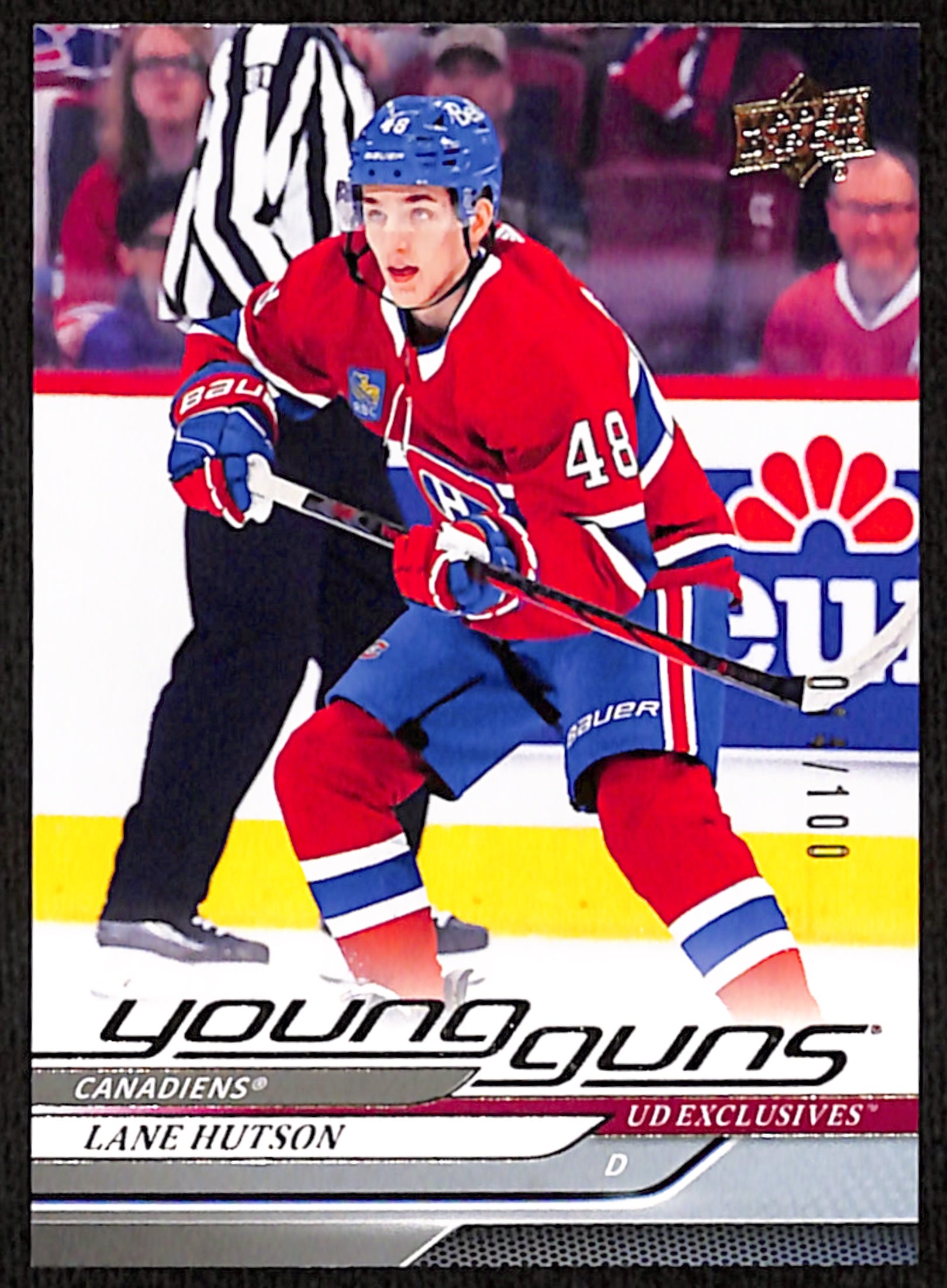 2024-25 Upper Deck Series 1 - Lane Hutson Exclusives Young Guns /100 (229)