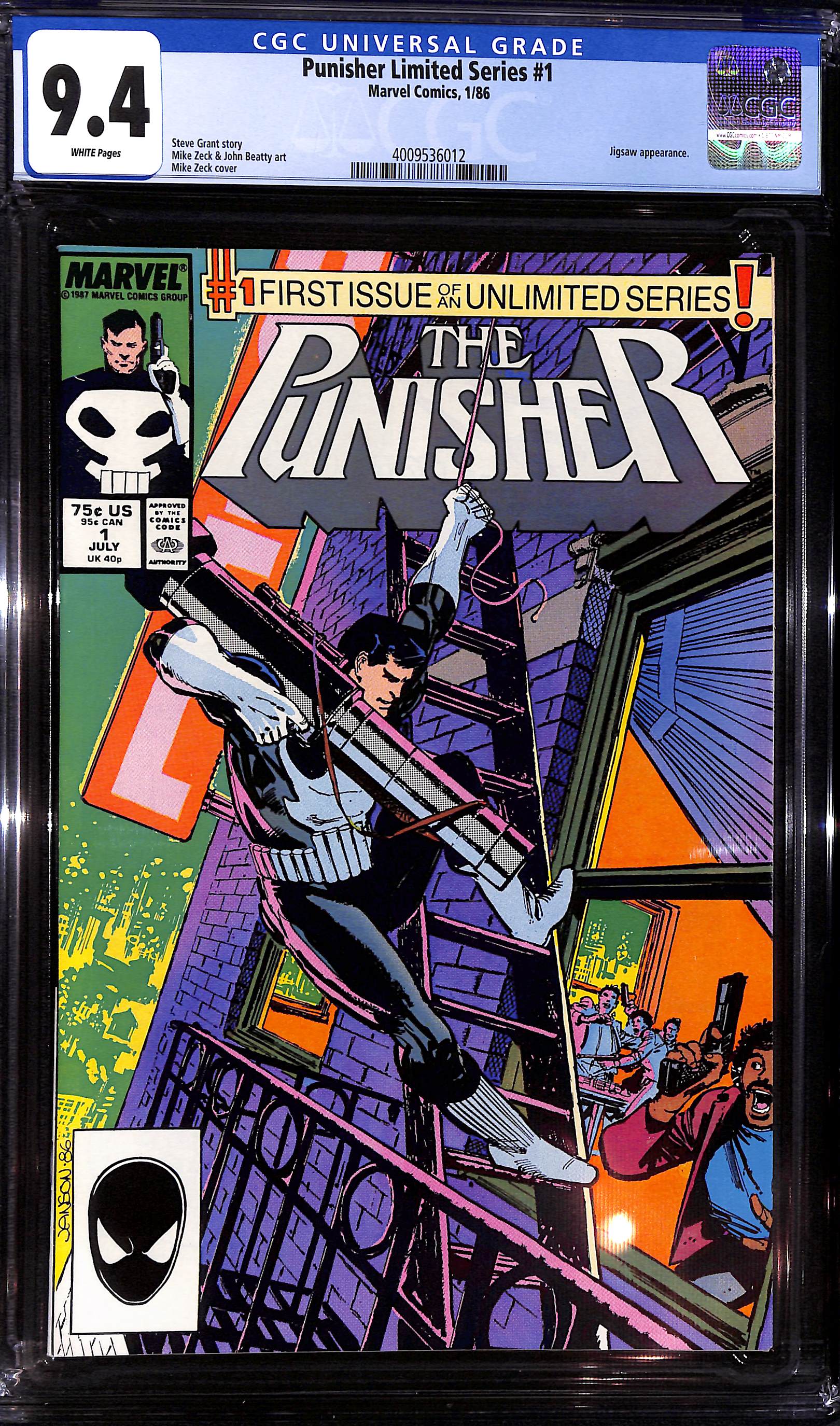 Punisher Limited Series #1 - (CGC 9.4)