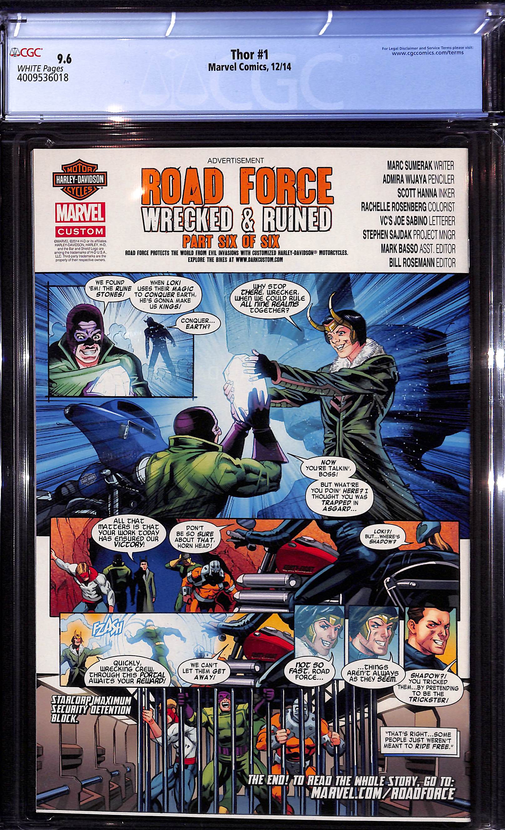 Thor #1 - (CGC 9.6)