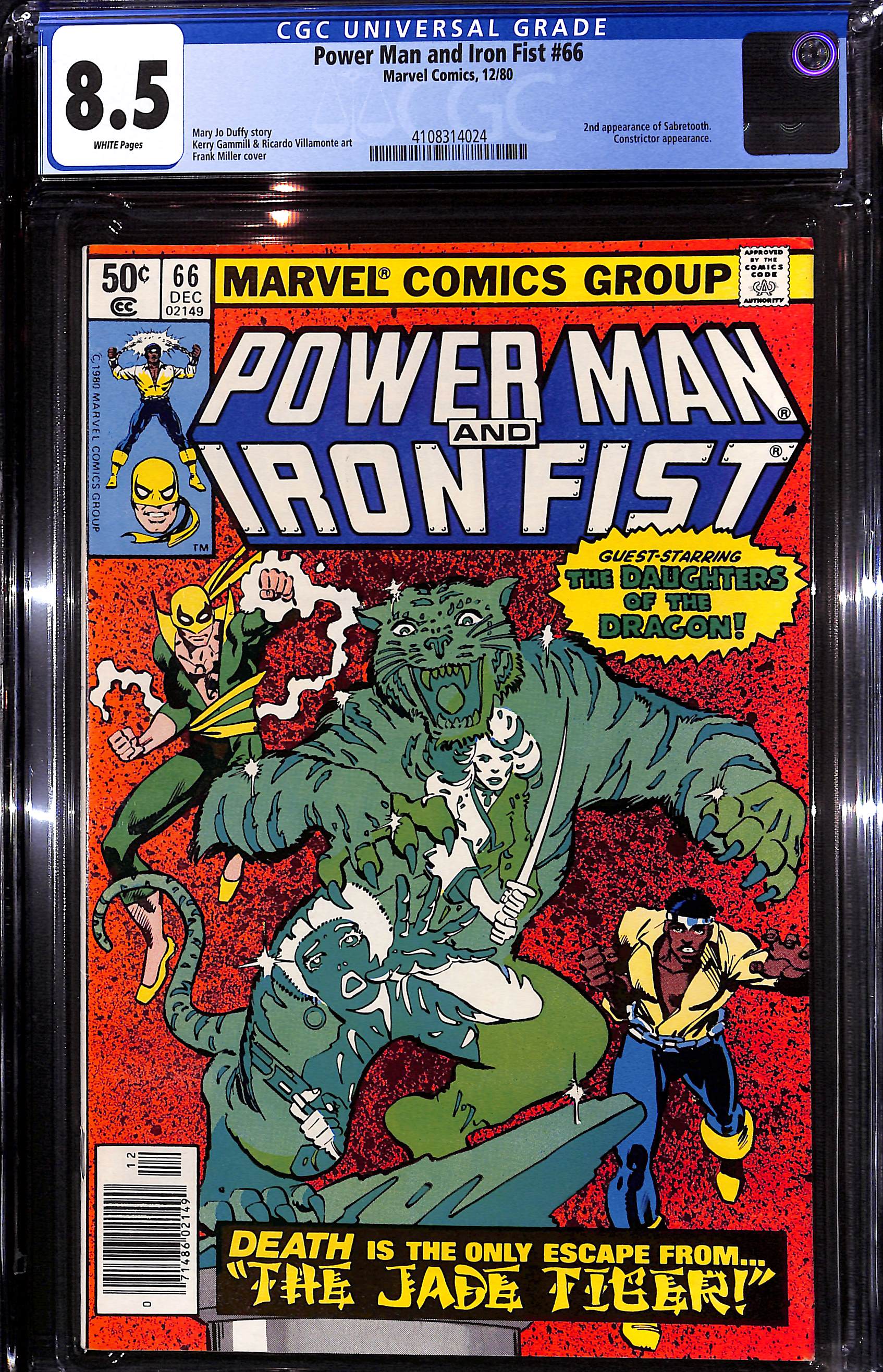 Power Man and Iron Fist #66 - (CGC 8.5)