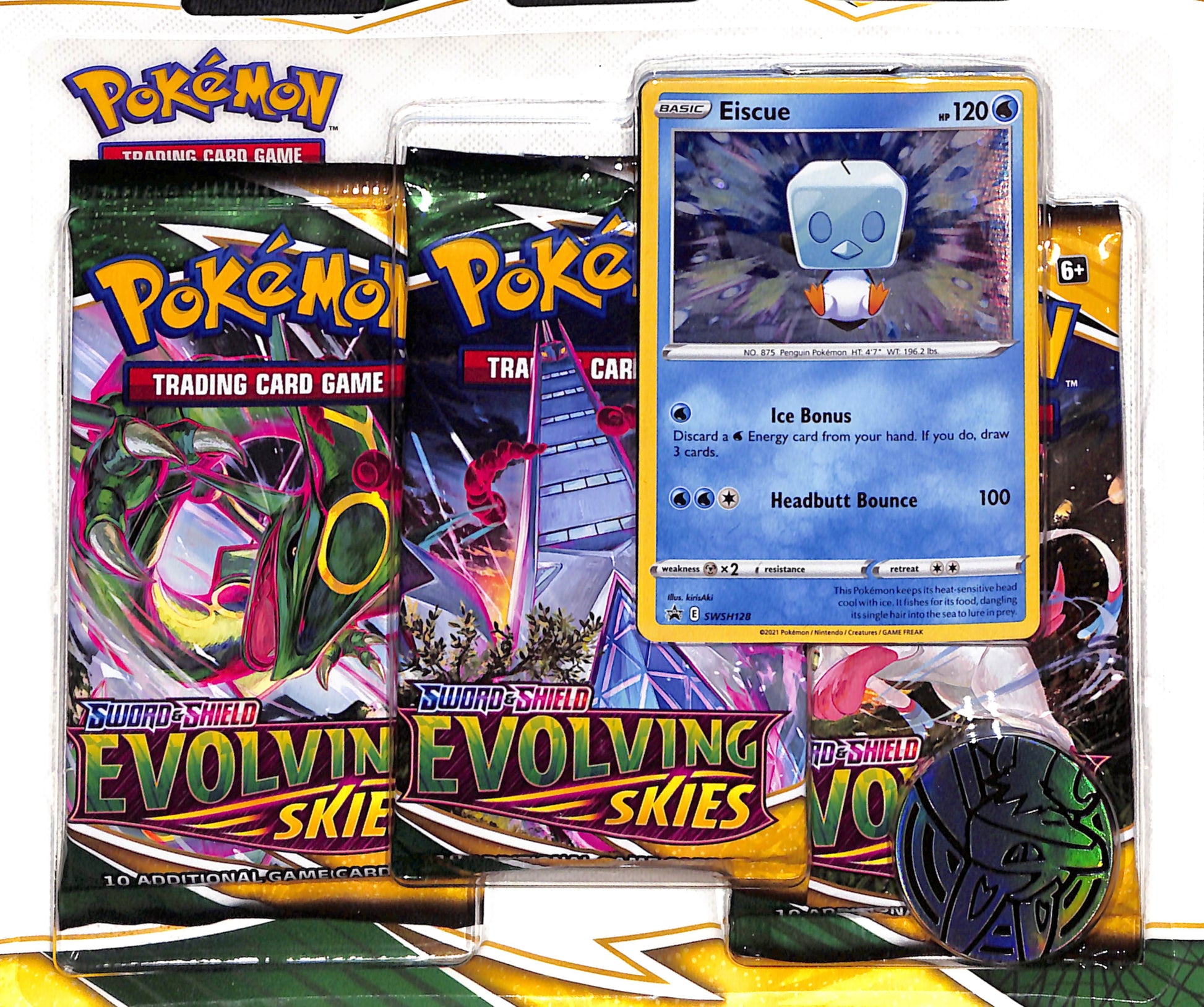 Pokemon TCG: Evolving Skies 3-Pack Blister