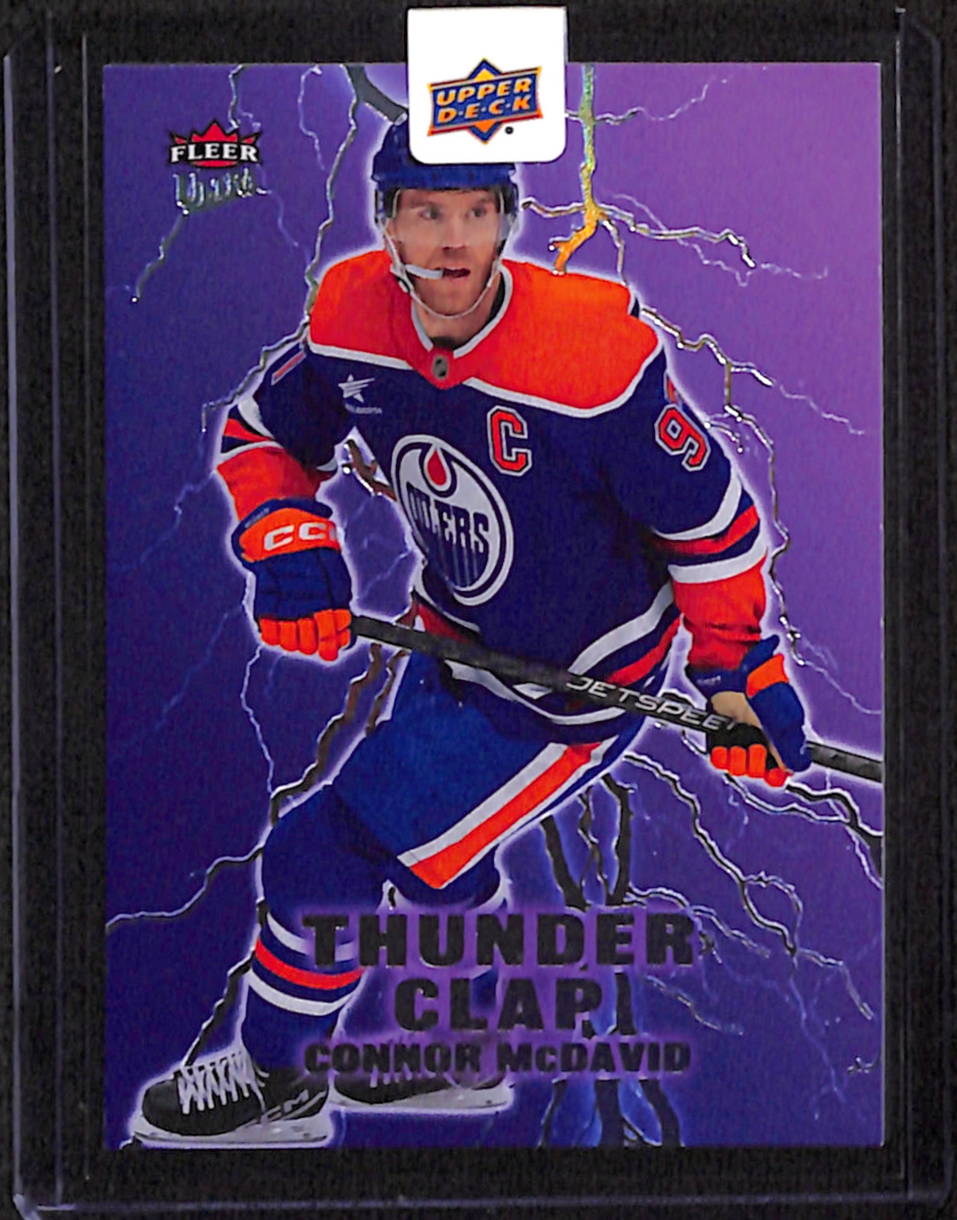 2024-25 Upper Deck Fleer Ultra Connor McDavid 1/1 Thunder Clap CDD Exclusive