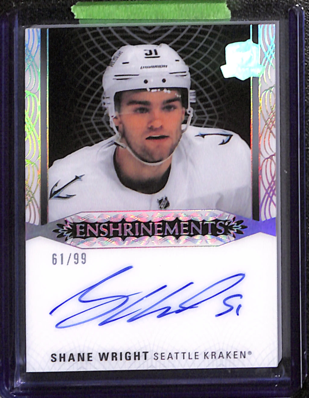 2022-23 The Cup - Shane Wright Enshrinements /99 (E-SW)