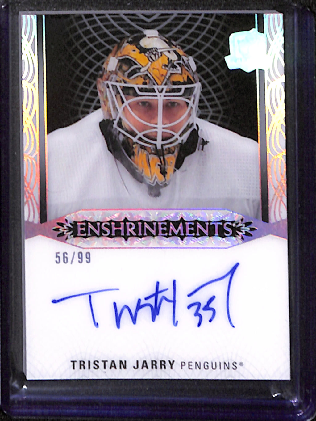2022-23 The Cup - Tristan Jarry Enshrinements /99 (E-JA)
