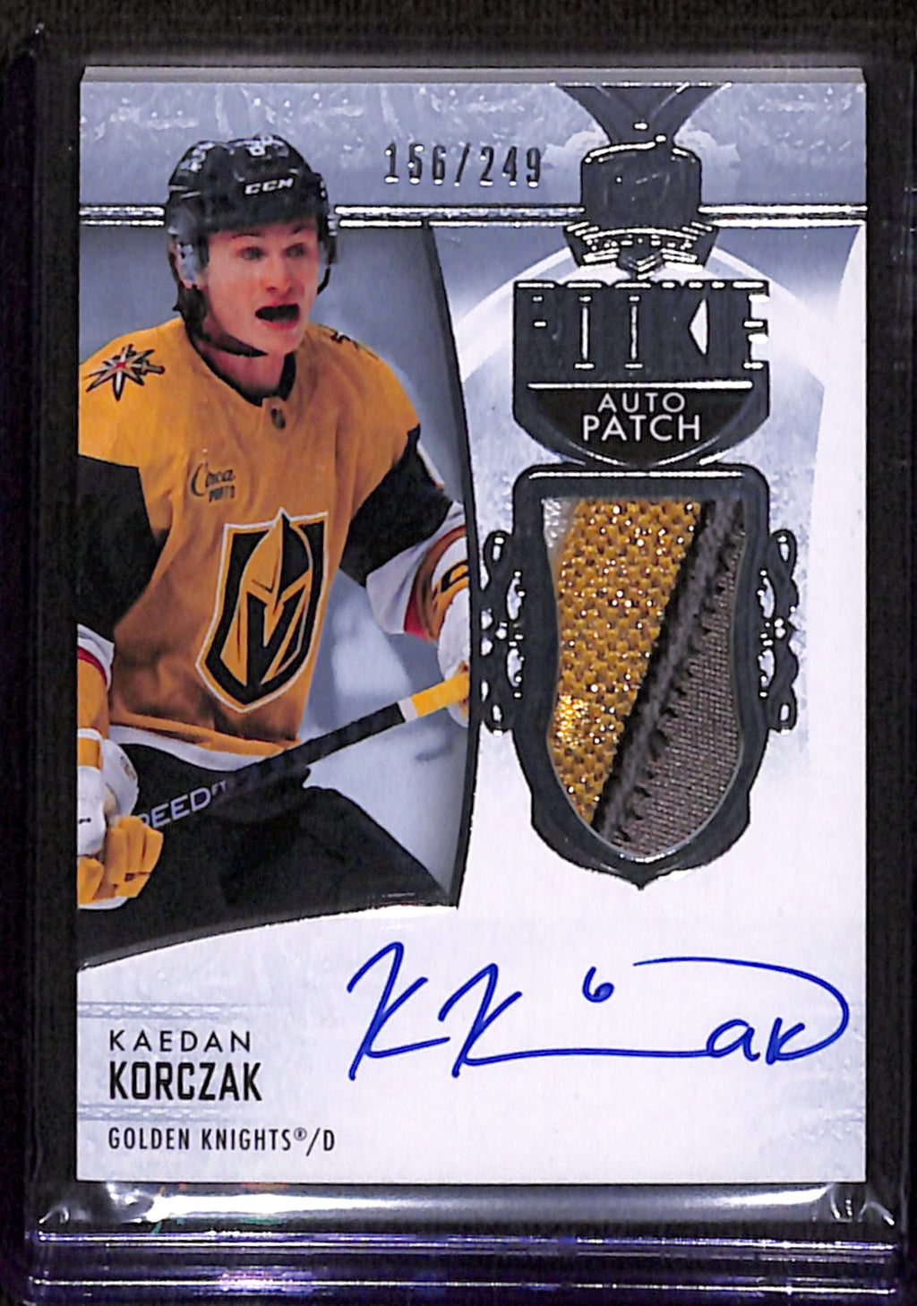 2022-23 The Cup - Kaeden Korczak Rookie Auto Patch /249 (102)
