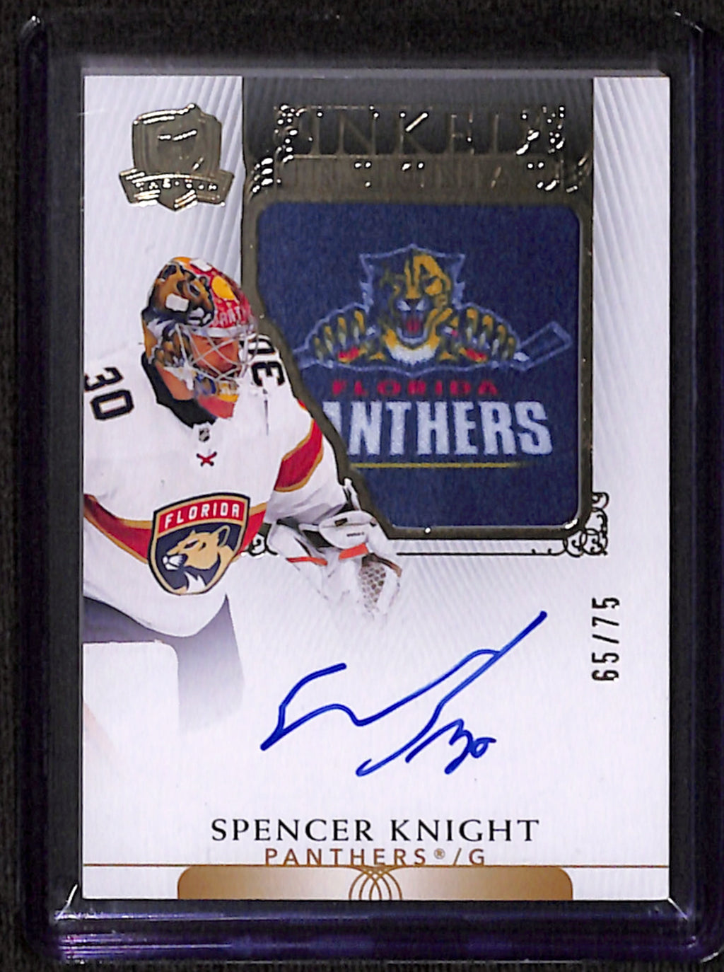 2021-22 The Cup - Spencer Knight Inked Insignias /75 (II-SK)