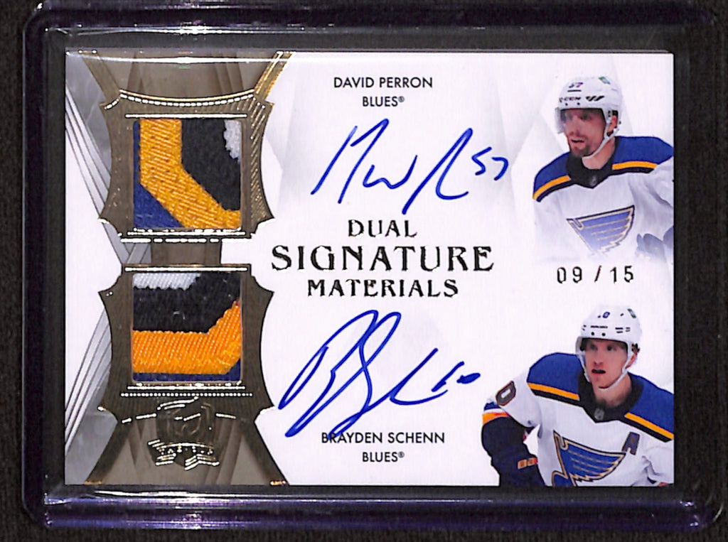 2020-21 The Cup - Perron / Schenn Dual Signature Materials #/15 (SP2-DB)