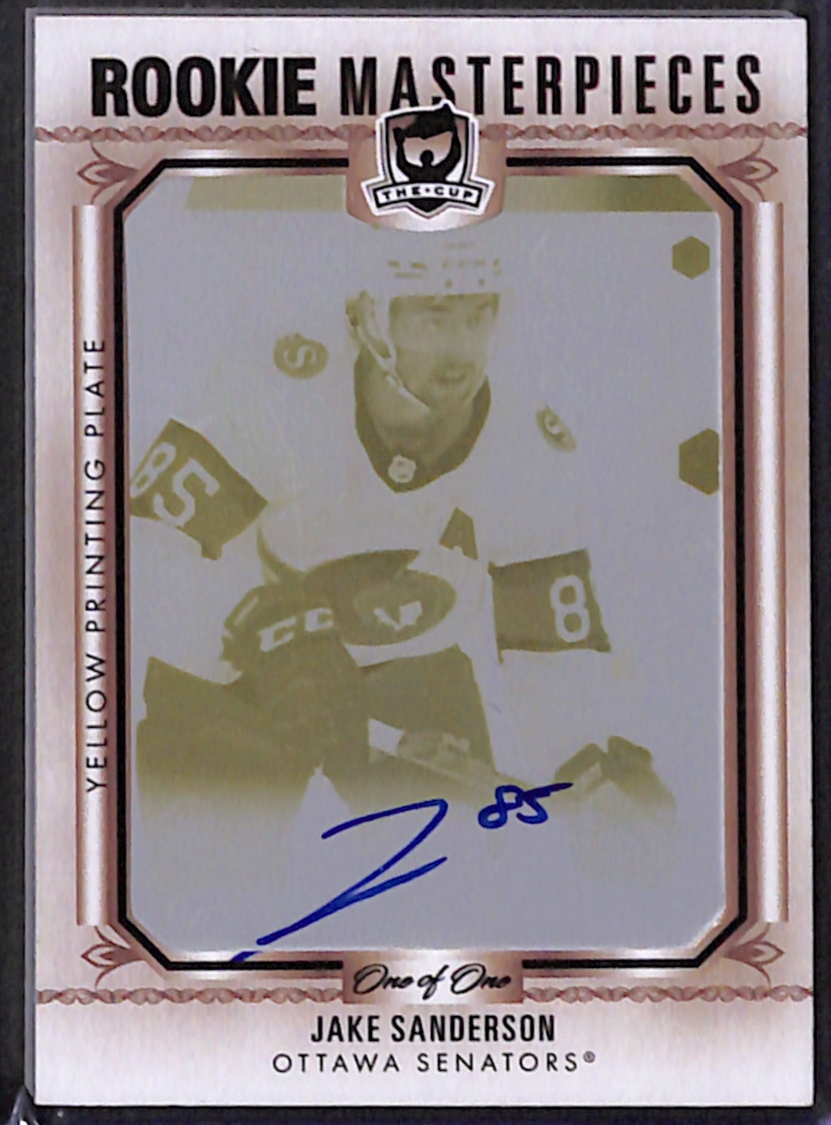 2022-23 The Cup - Jake Sanderson Printing Plate Auto 1/1 (SPA-144)