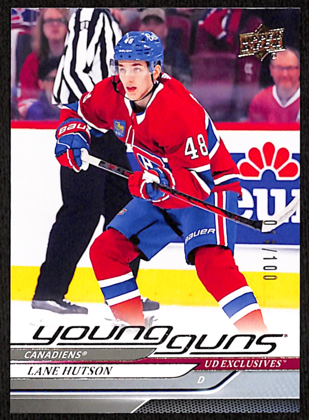 2024-25 Upper Deck Series 1 - Lane Hutson Exclusives Young Guns /100 (229)
