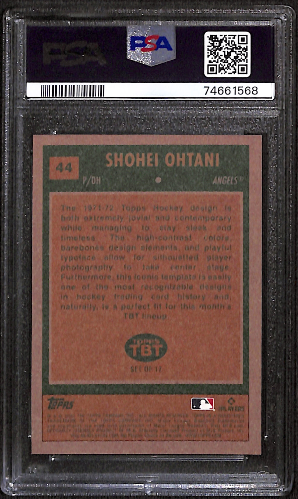 2023 Topps - Shohei Ohtani Throwback Thursday (PSA 10)