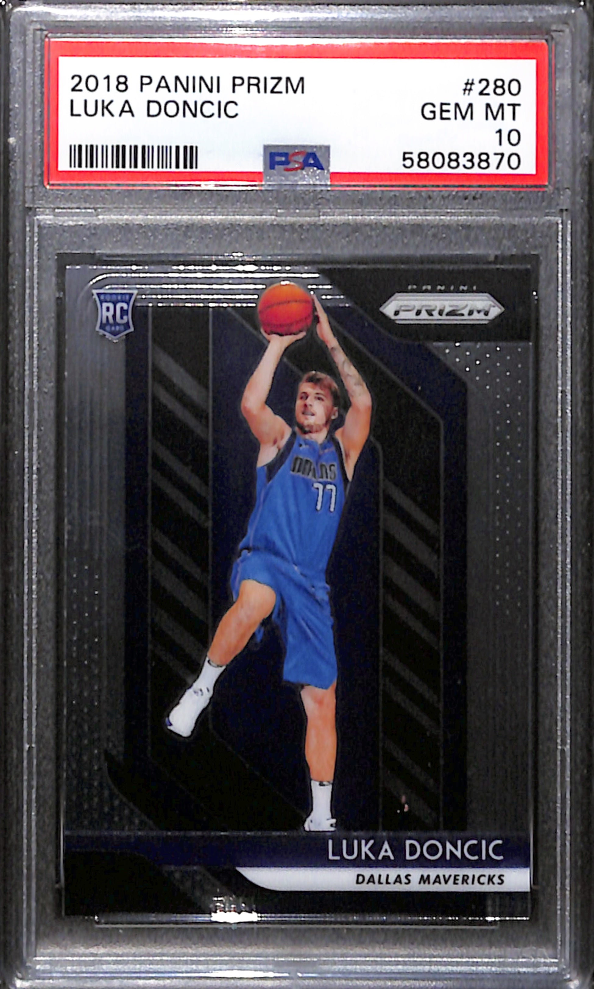 2018 Panini Prizm - Luca Doncic RC PSA 10 (280)