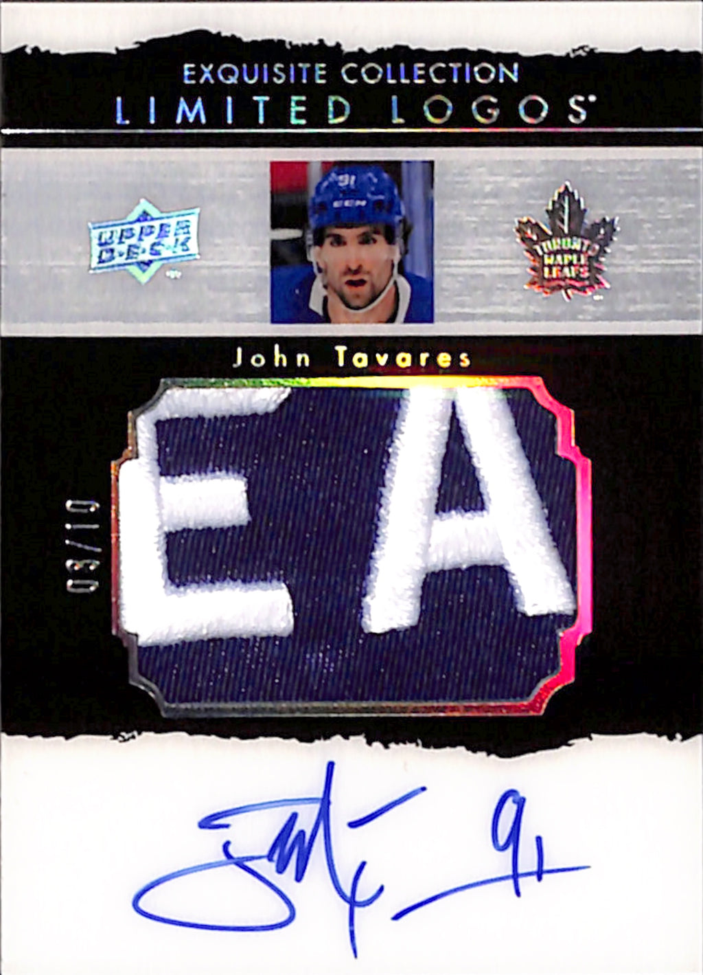 2022-23 The Cup - John Tavares Exquisite Collection Limited Logos /10 (LLT-JT)