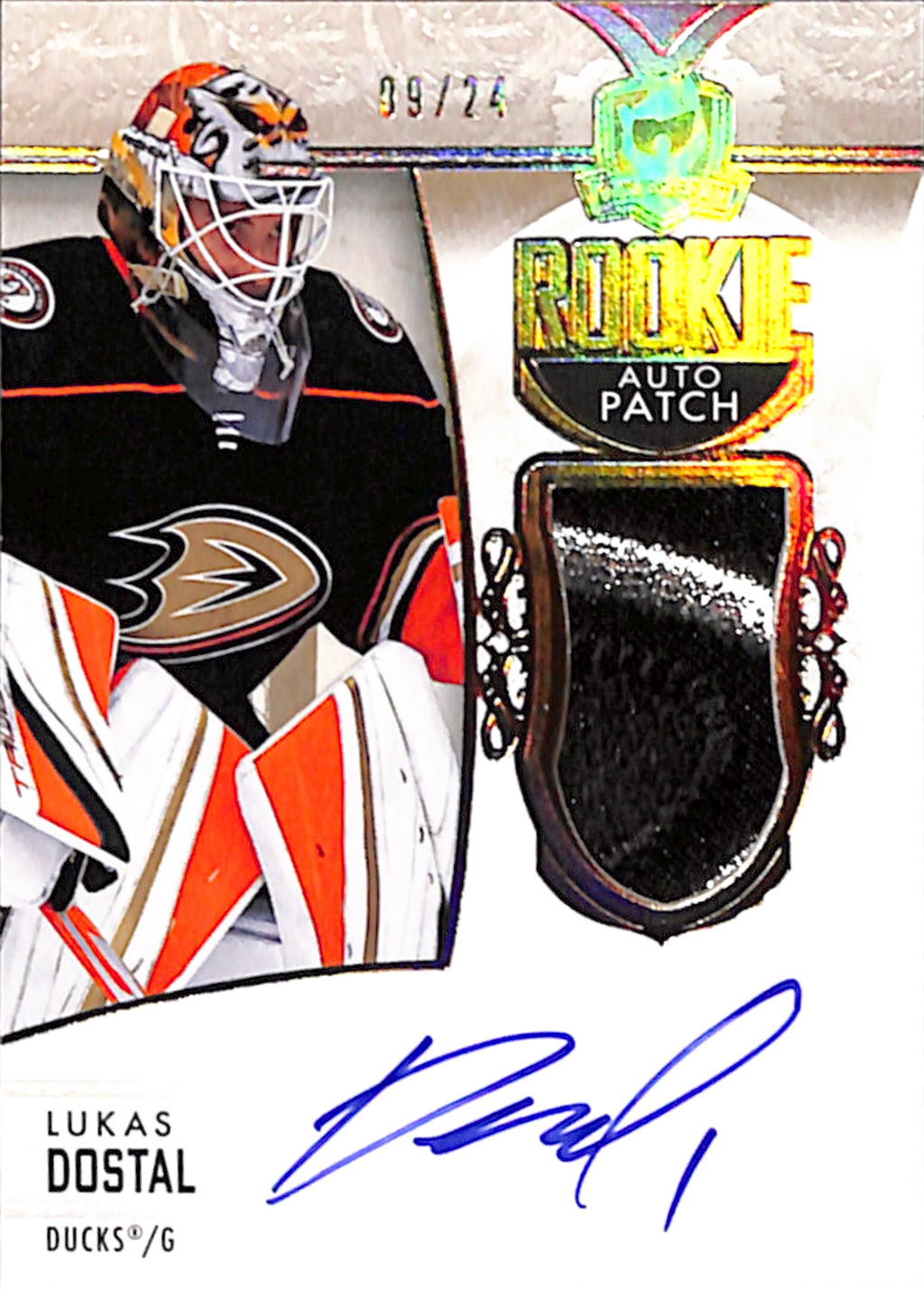 2022-23 The Cup - Lukas Dostal Rookie Auto Patch /24 (110)
