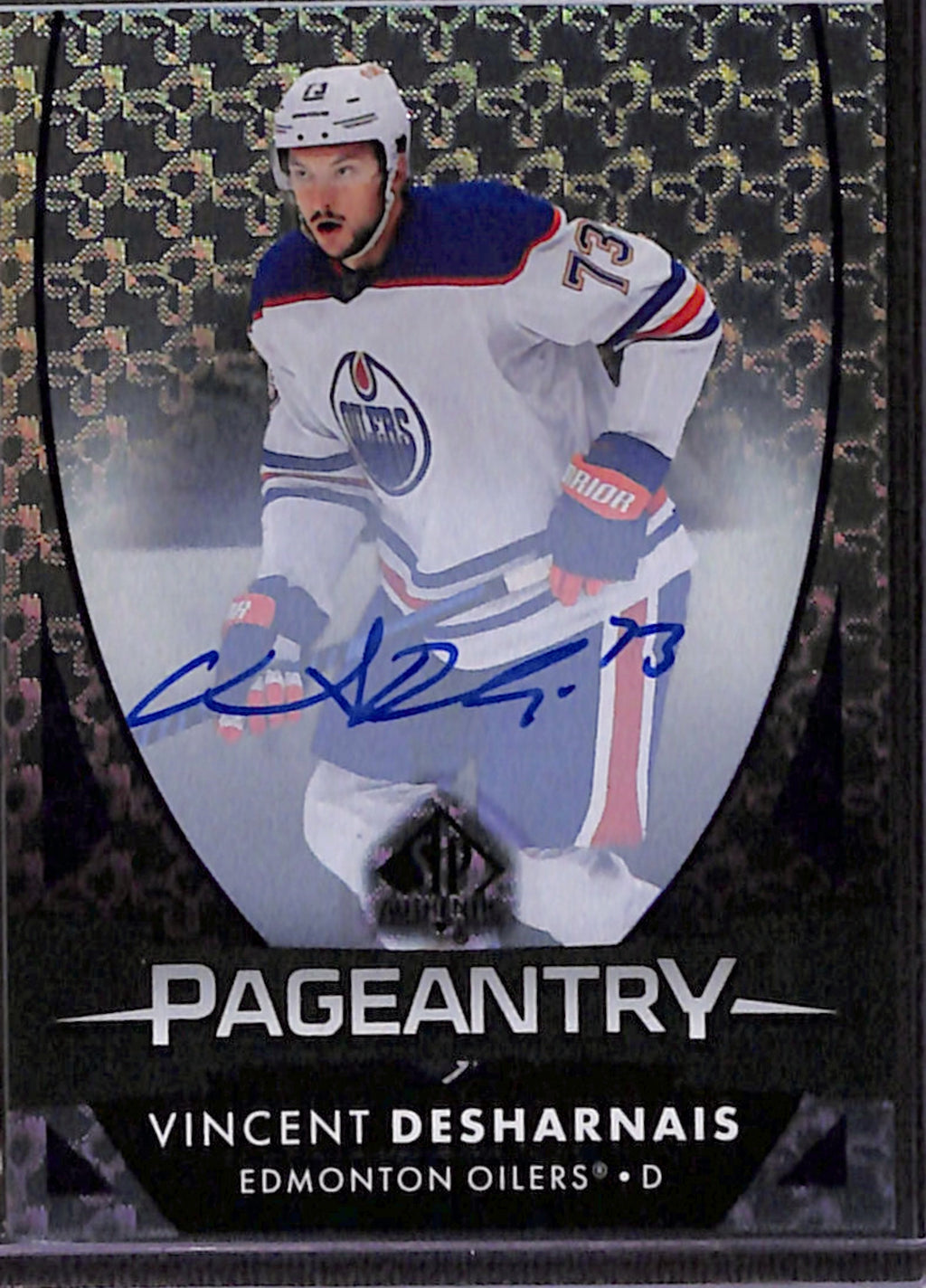 2023-24 SP Authentic - Vincent Desharnais Pageantry Autographs #P85