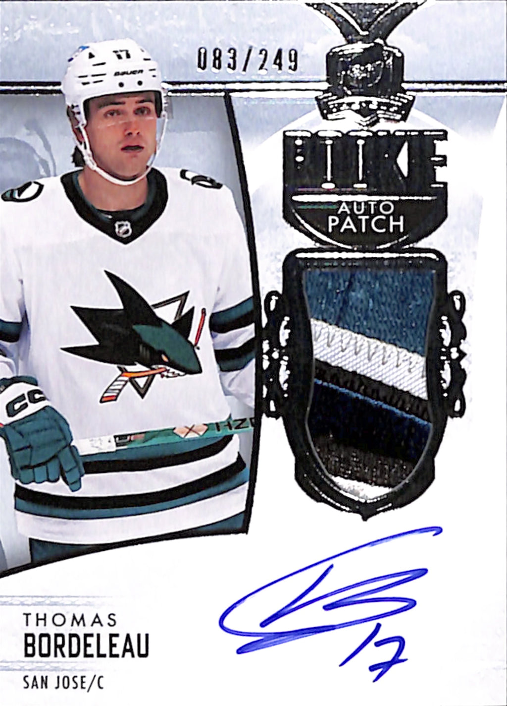 2022-23 The Cup - Thomas Bordeleau Rookie Auto Patch /249 (132)