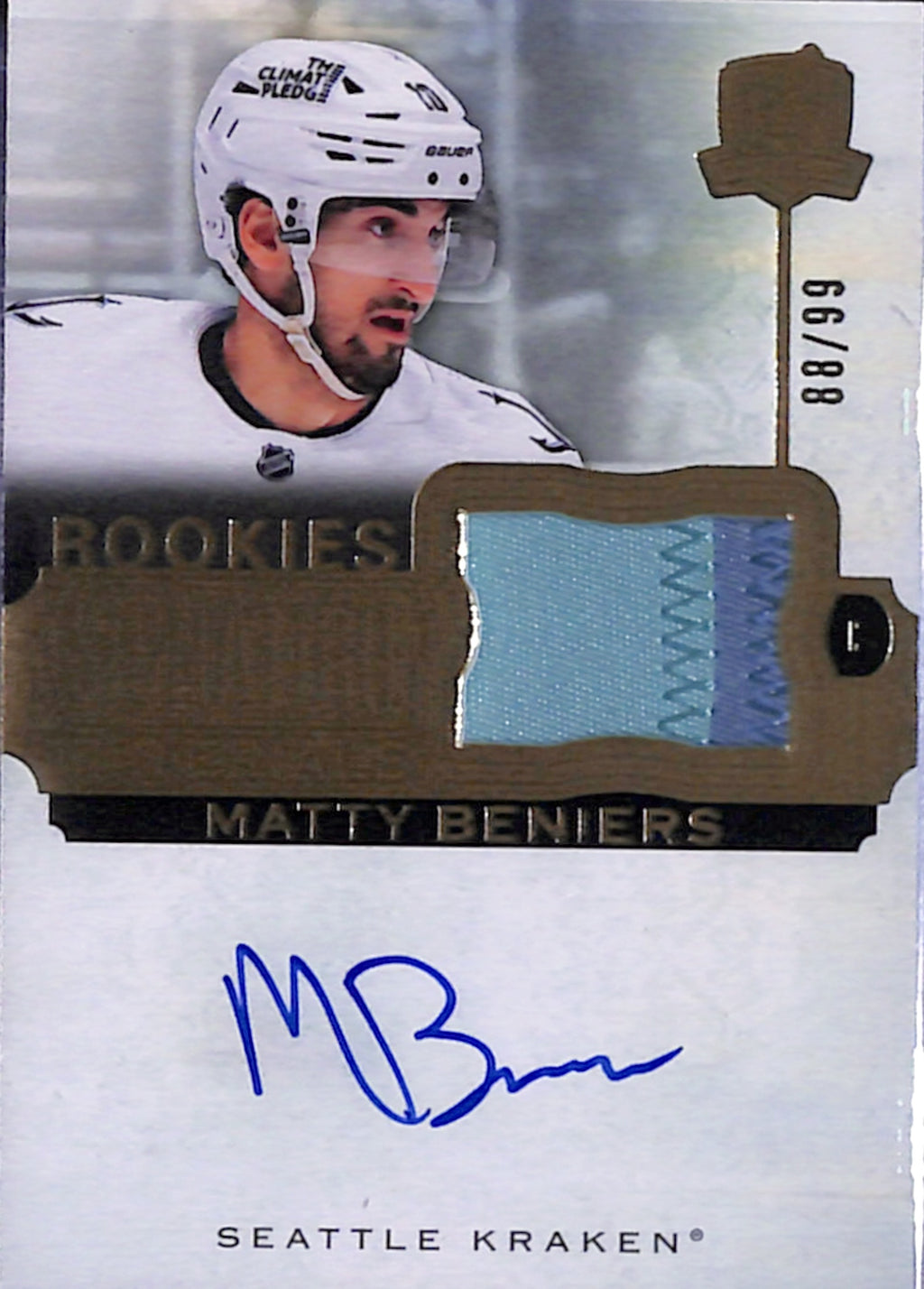 2022-23 The Cup - Matty Beniers Signature Materials /99 (SP-BE)