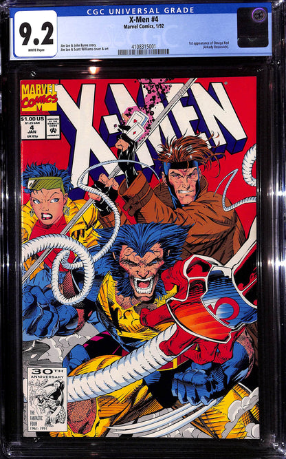 Marvel Comics: X-Men #4 - (CGC 9.2)