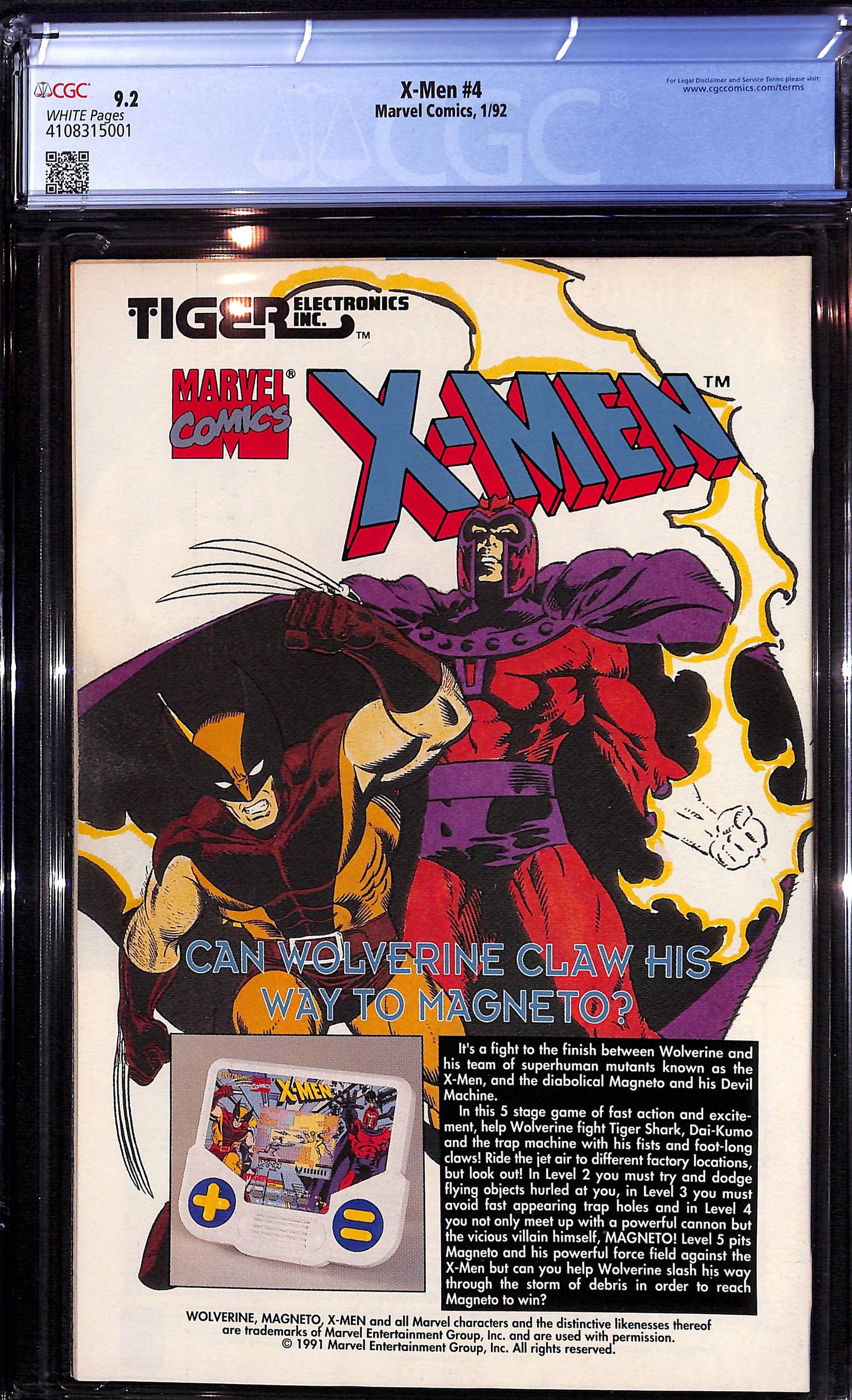 Marvel Comics: X-Men #4 - (CGC 9.2)
