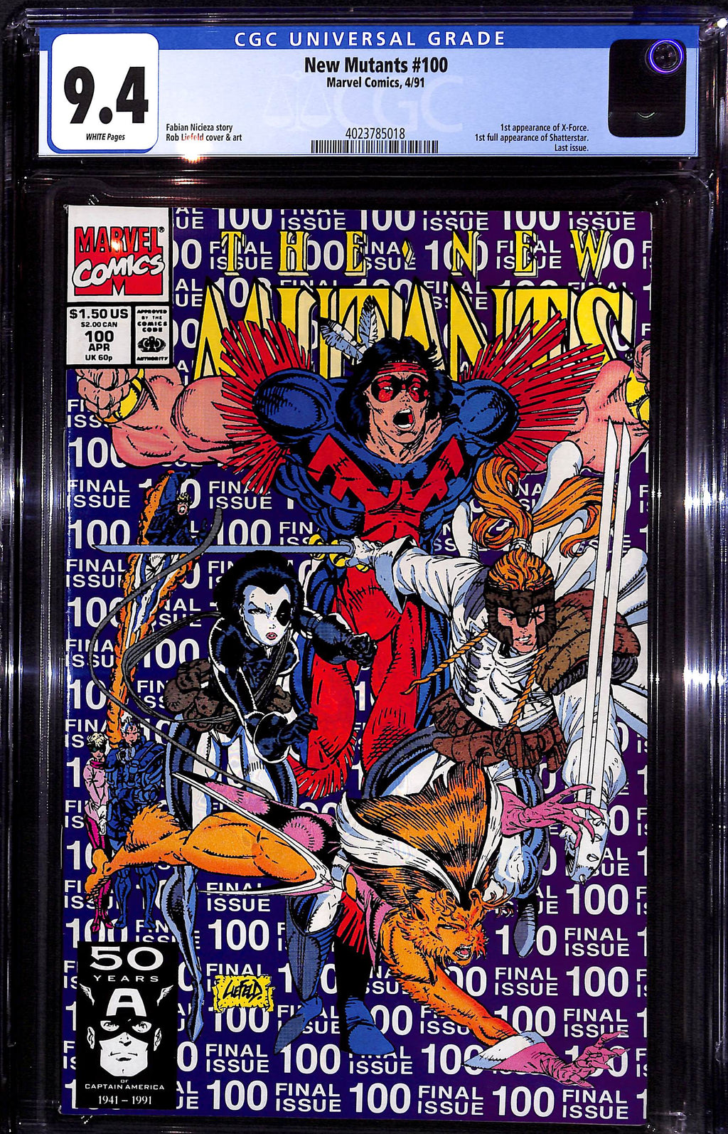 New Mutants #100 - (CGC 9.4)
