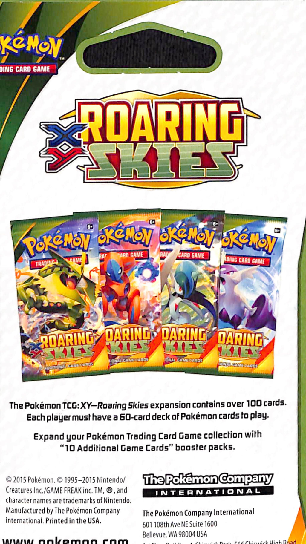 Pokemon TCG: XY Roaring Skies Sleeved Pack