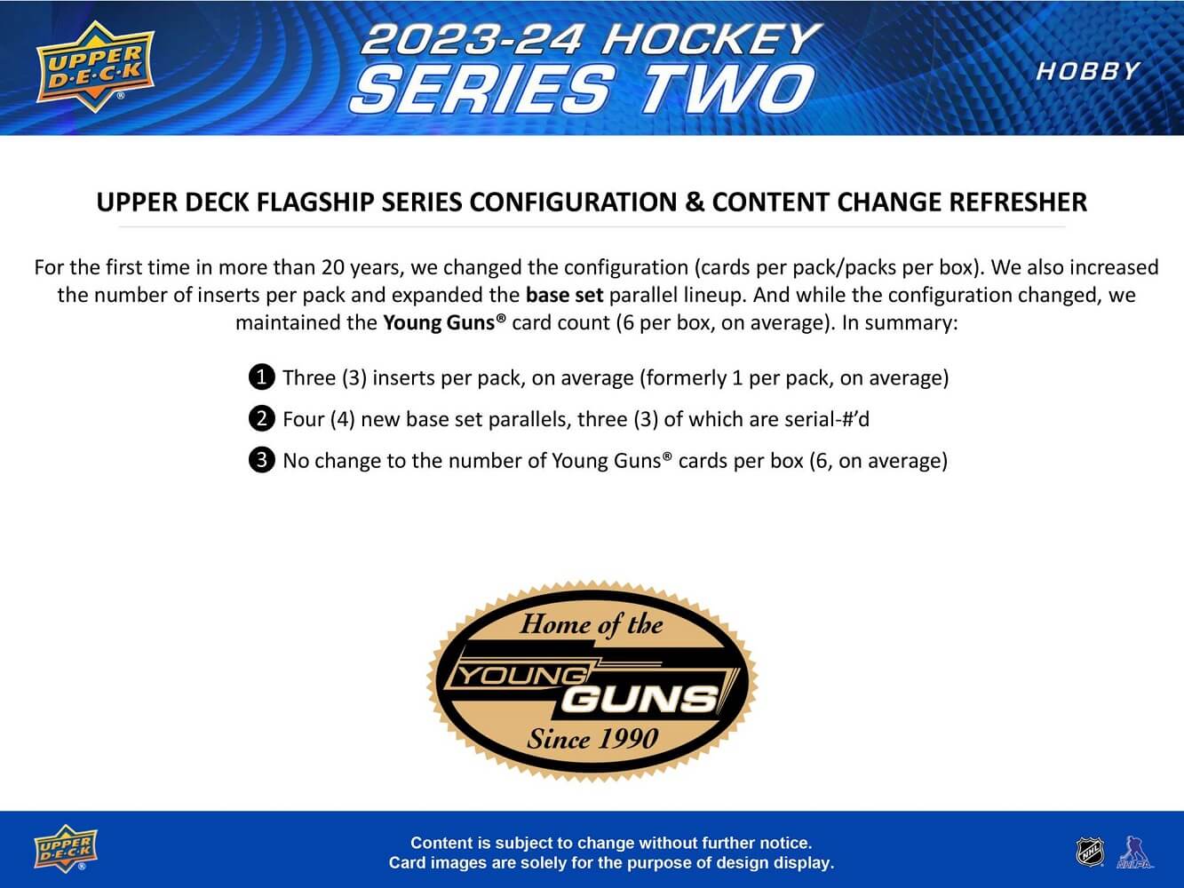 2023-24 Upper Deck Series 2 Hockey Hobby Box (Pre-Order) - Miraj Trading