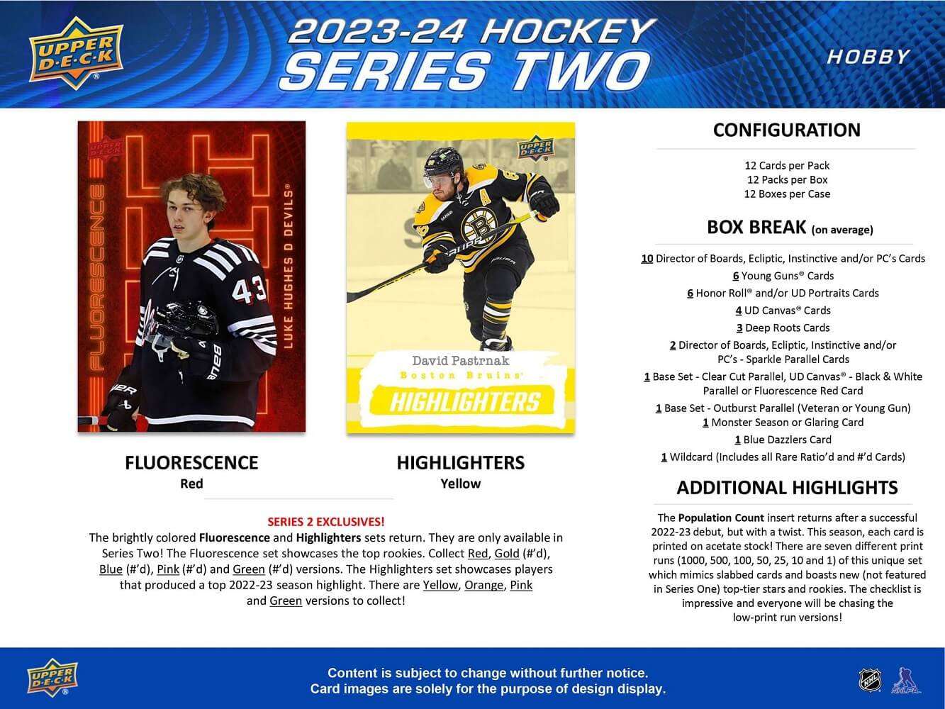 2023-24 Upper Deck Series 2 Hockey Hobby Box (Pre-Order) - Miraj Trading