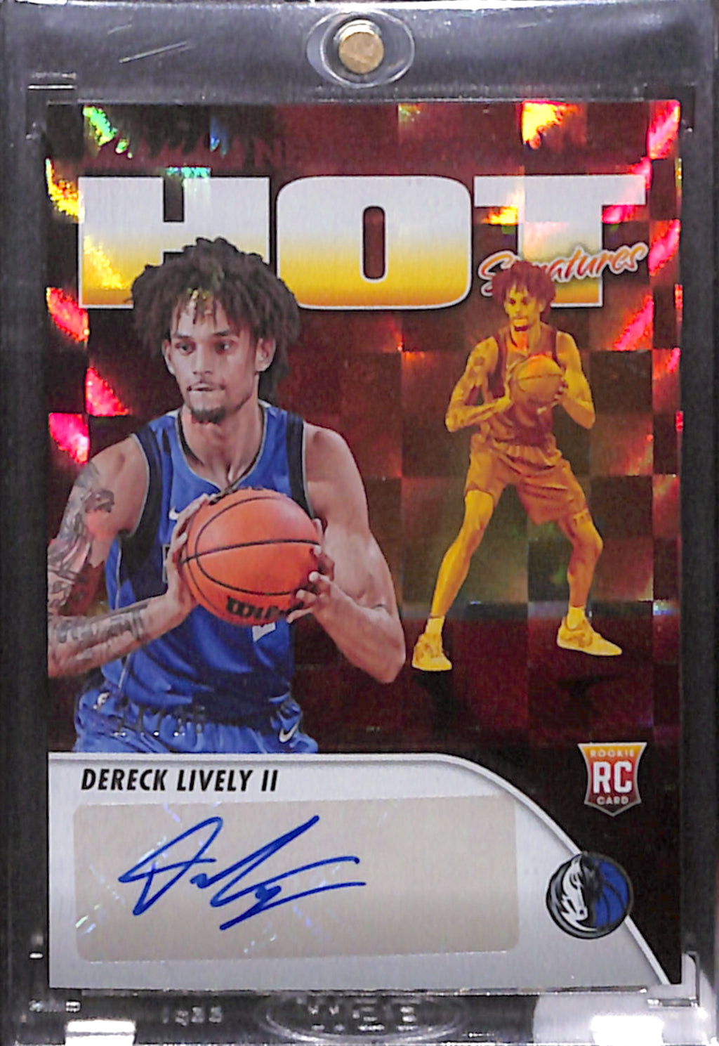 2023-24 Panini Hoops - Dereck Lively II Hot Signatures (HSR-DL)
