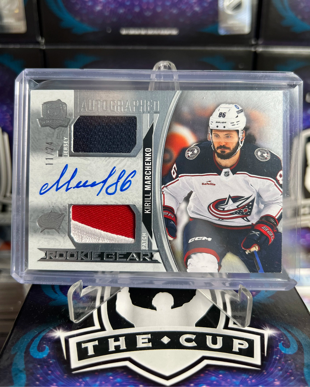 2023-24 The Cup - Kirill Marchenko Autographed Rookie Gear /24 (RG-KM)