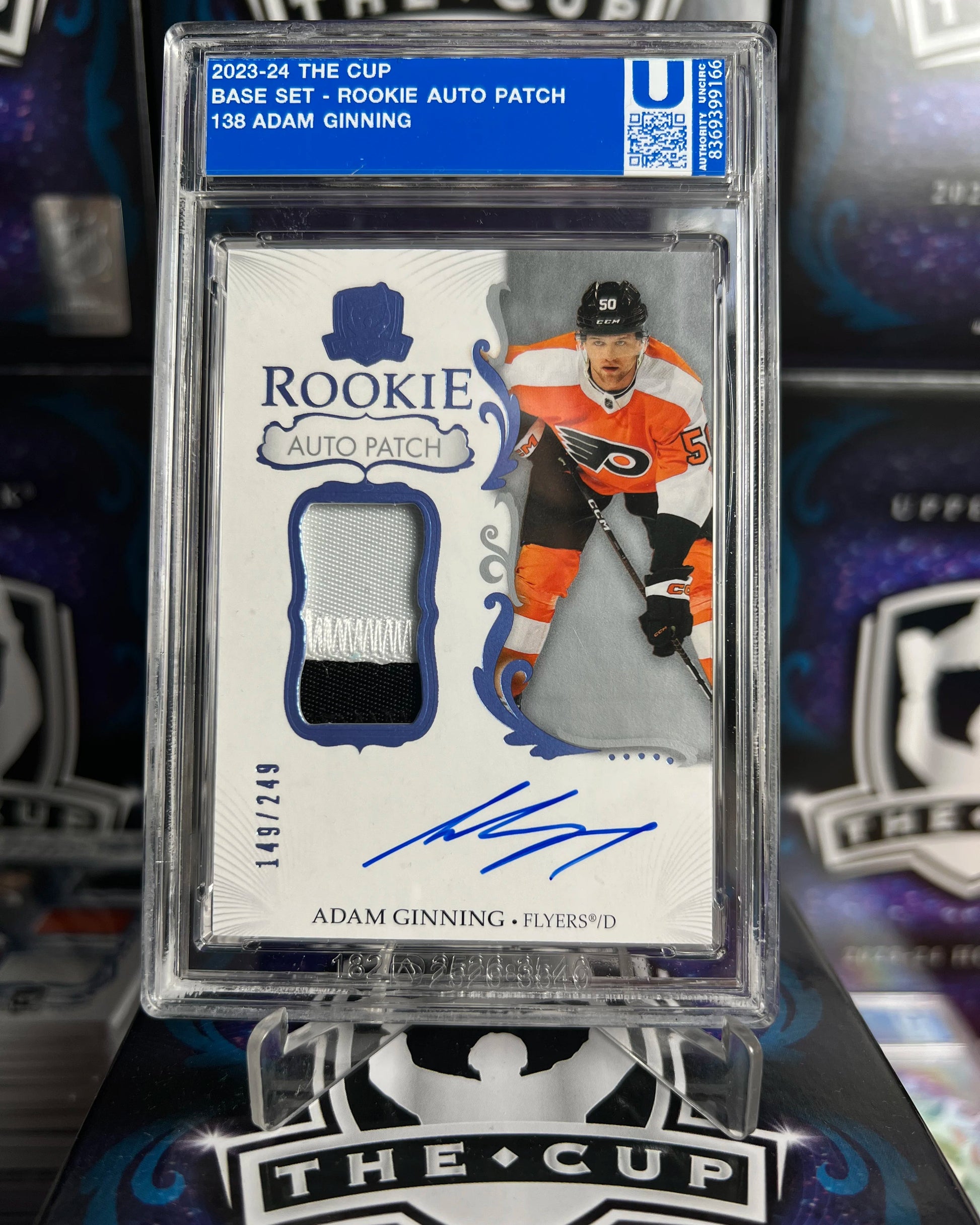2023-24 The Cup - Adam Ginning True Rookie Patch Auto /249 (138)