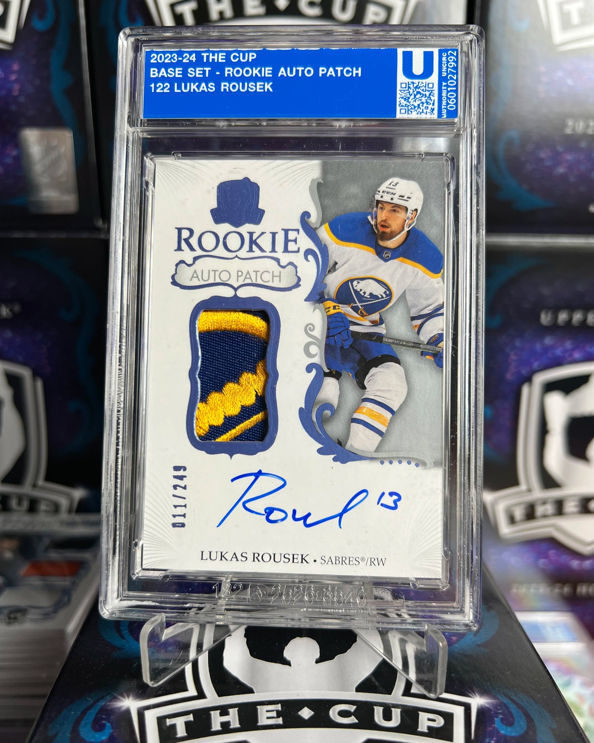 2023-24 The Cup Lukas Rousek Rookie Patch Auto /249 (122)