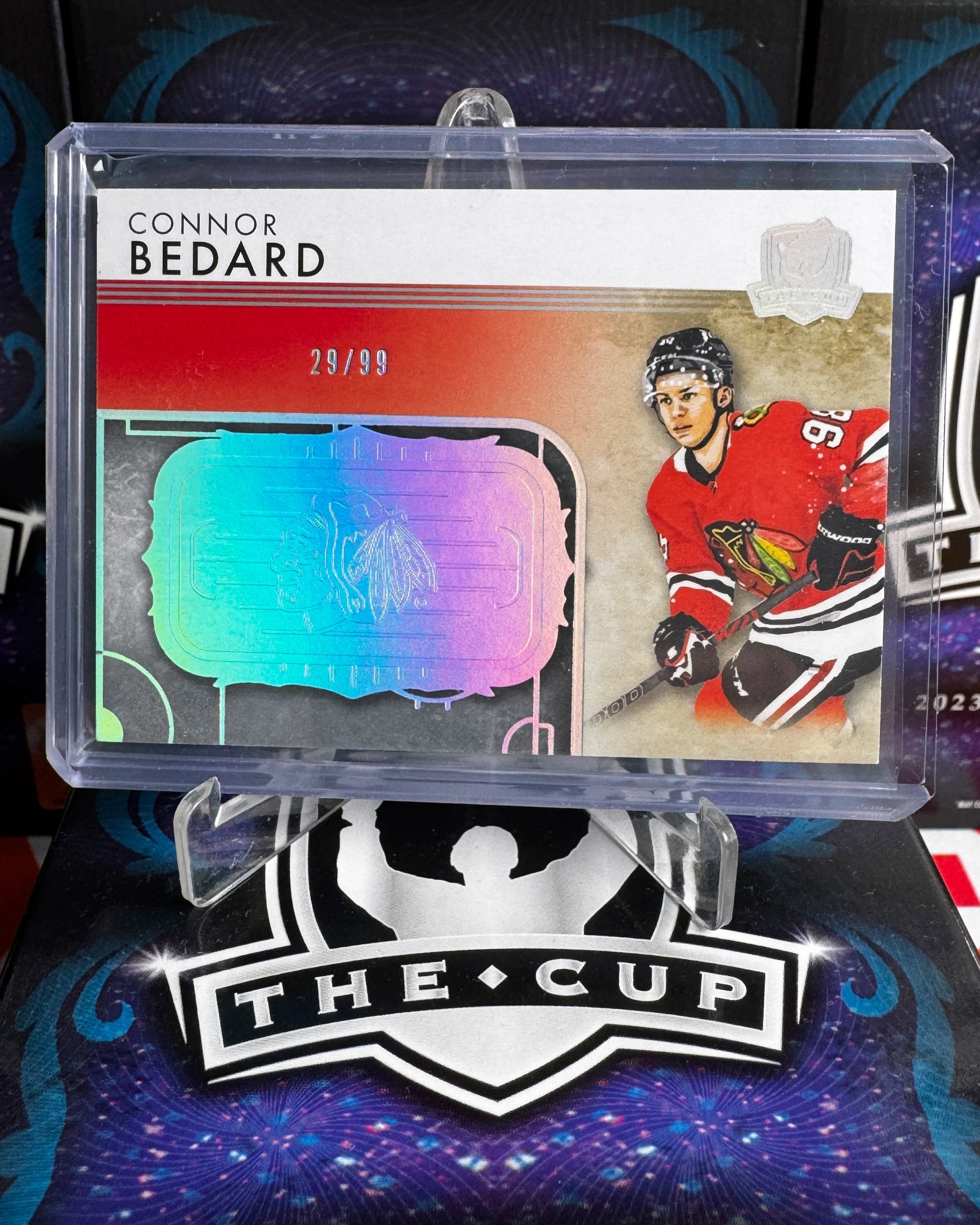 2023-24 The Cup - Connor Bedard Rookie Rink Gallery /99 (RGCB-V2)