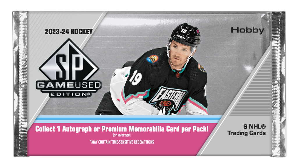2023-24 Upper Deck SP Game Used Hockey Hobby Box (Pre-Order) - Miraj Trading