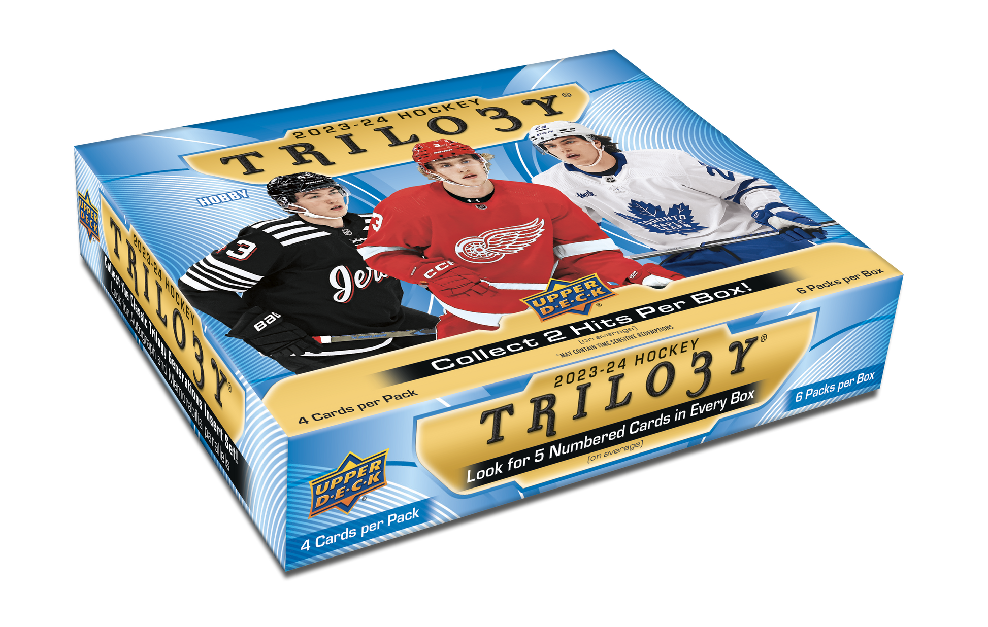 2023-24 Upper Deck Trilogy Hockey Hobby Box (Pre-order) - Miraj Trading