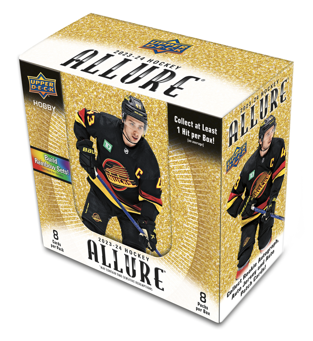 2023-24 Upper Deck Allure Hockey Hobby Inner Case (Case of 9 Boxes) - Miraj Trading