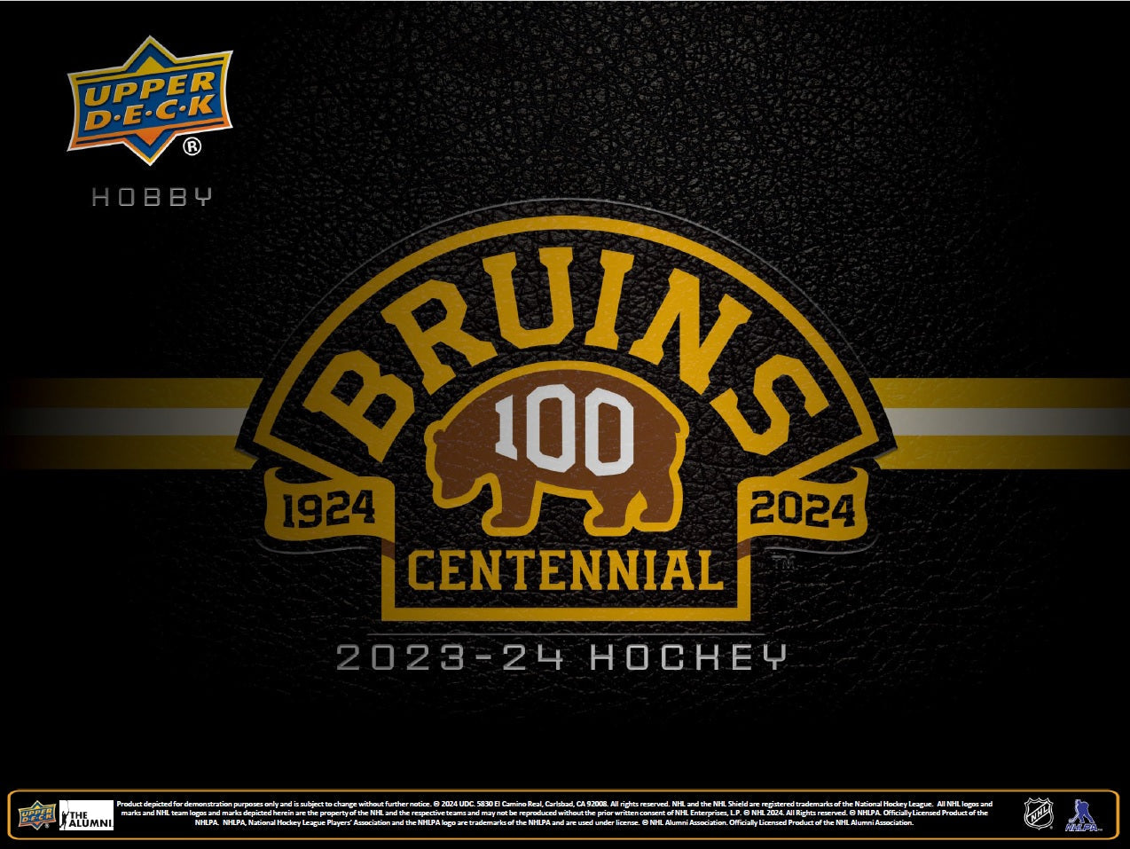 2023-24 Upper Deck Boston Bruins Centennial Hockey Hobby Box (Pre-Order) - Miraj Trading
