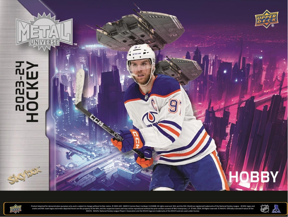 2023-24 Upper Deck Skybox Metal Universe Hockey Hobby Box (Pre-Order) - Miraj Trading