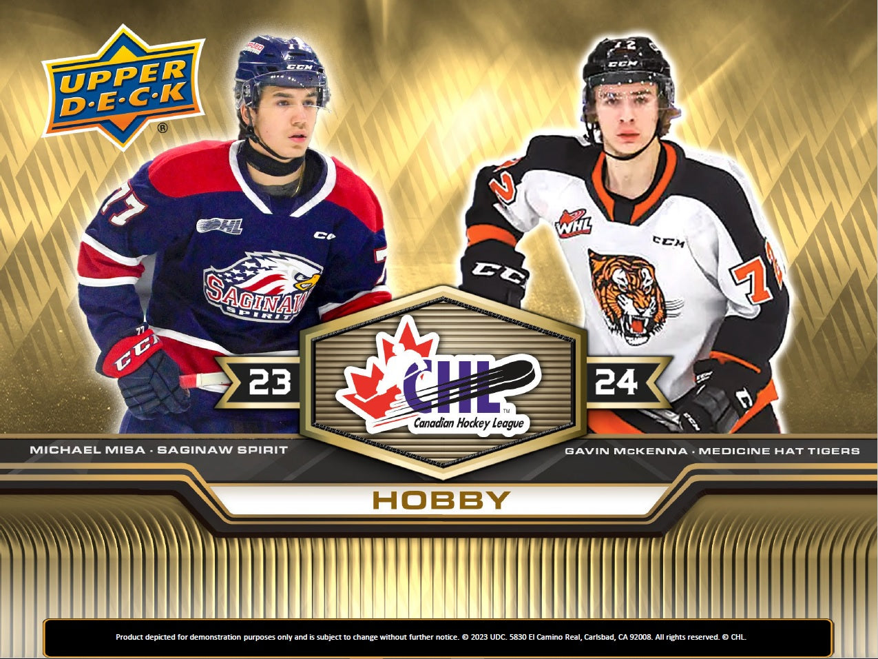 2023-24 Upper Deck CHL Hockey Hobby Box (Pre-Order) - Miraj Trading