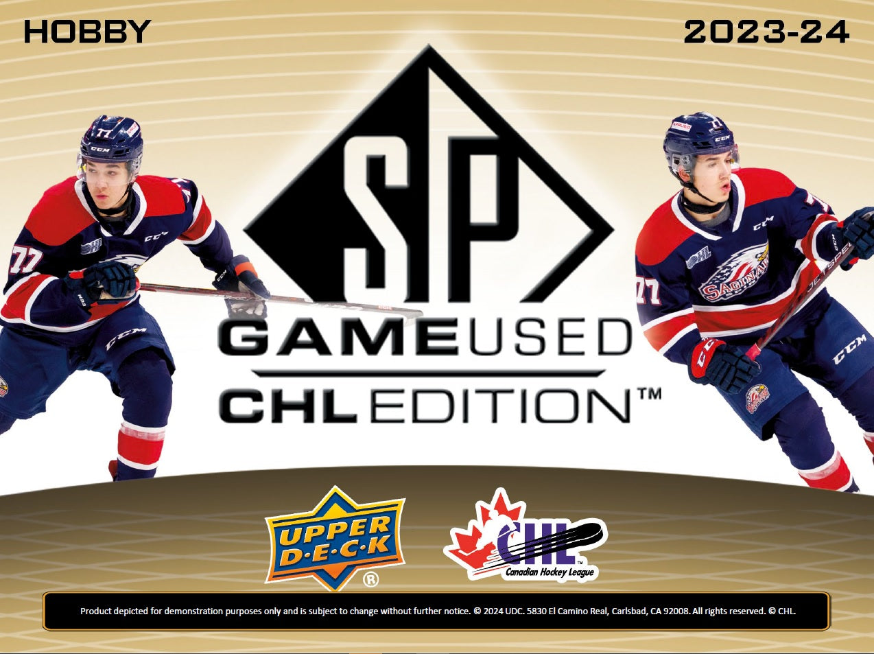2023-24 Upper Deck SP Game Used CHL Edition Hockey Hobby Box - Miraj Trading