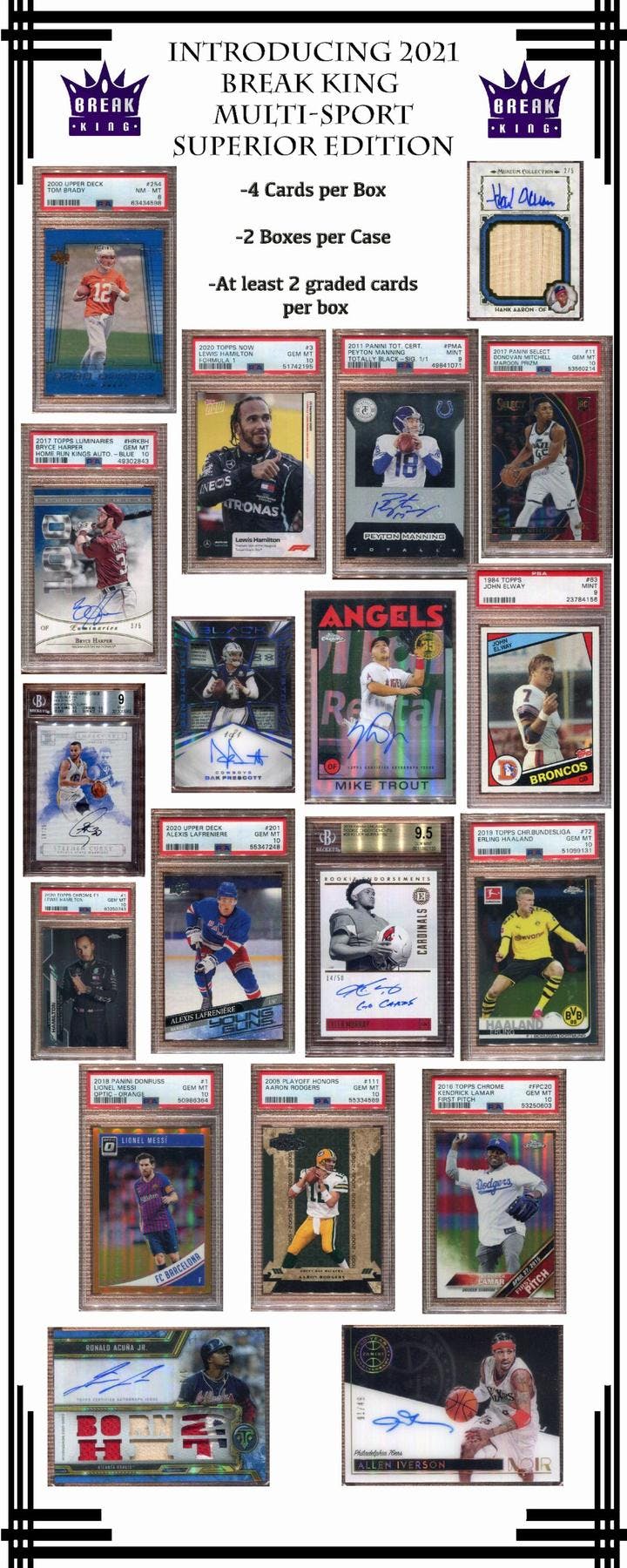 2021 Break King Multi-Sport  Superior Edition Box - Miraj Trading